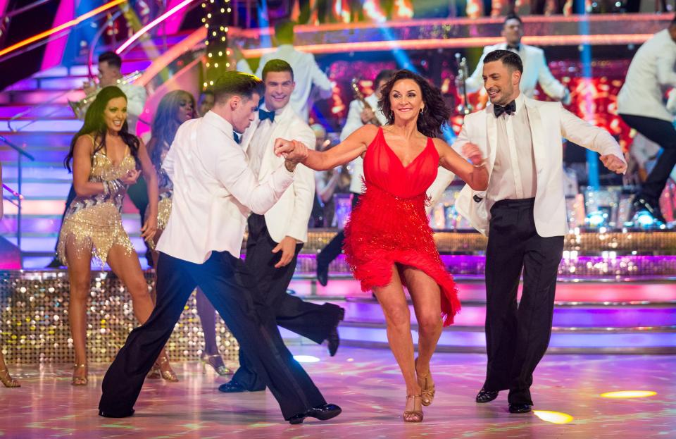  Shirley Ballas makes an entrance on Strictly Come Dancing and shares dance floor with hunky professionals