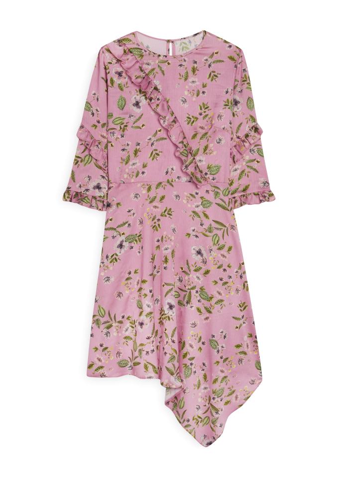  The floaty frock is now available to buy in store