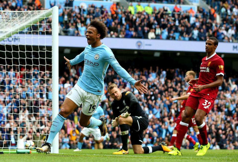  Manchester City ran riot at the Etihad, with Leroy Sane scoring twice