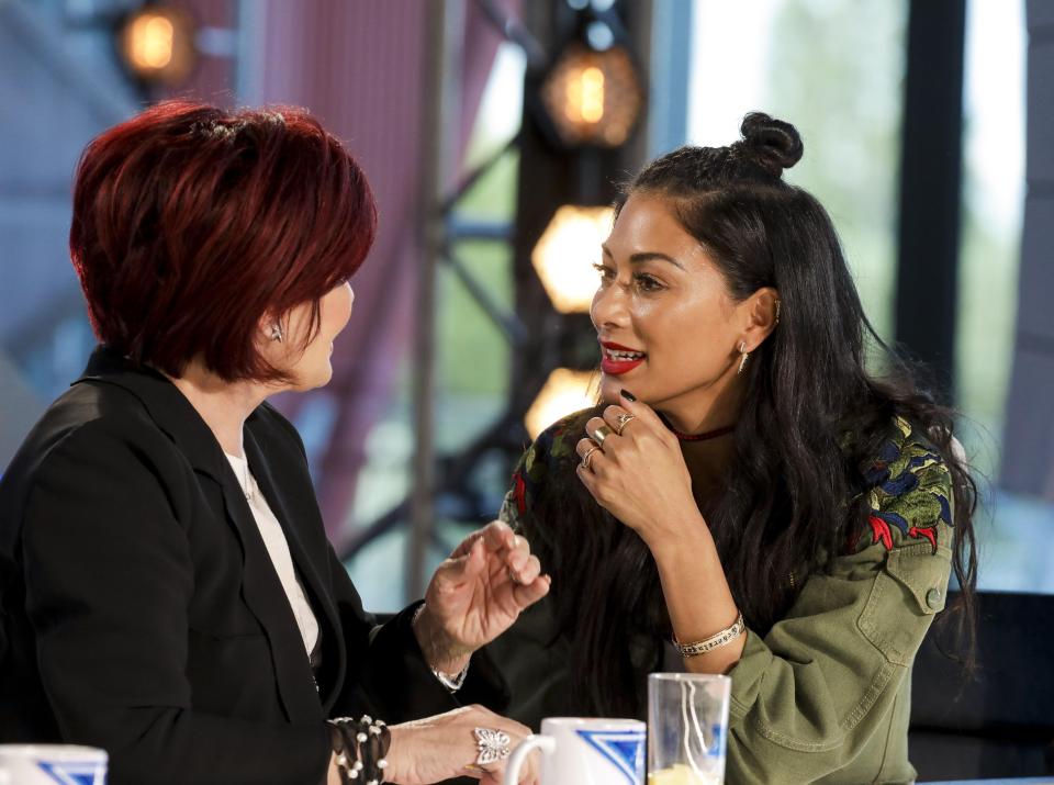  Talia revealed she'd already met X Factor judges Sharon Osbourne Nicole Scherzinger in her job at Heathrow