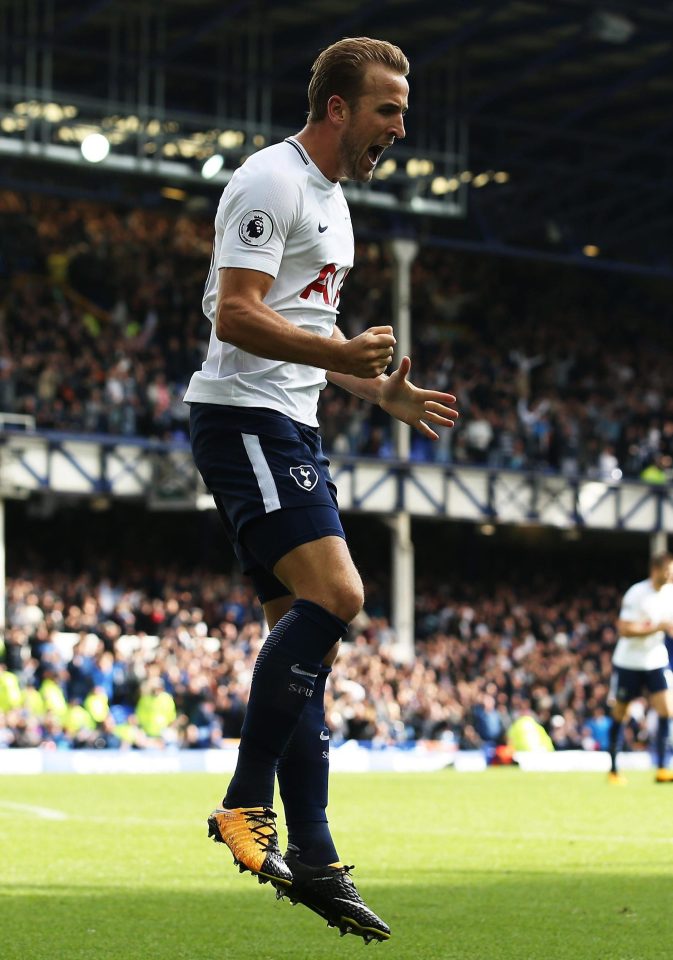  Harry Kane helped fire Tottenham to a big win over Everton at the weekend