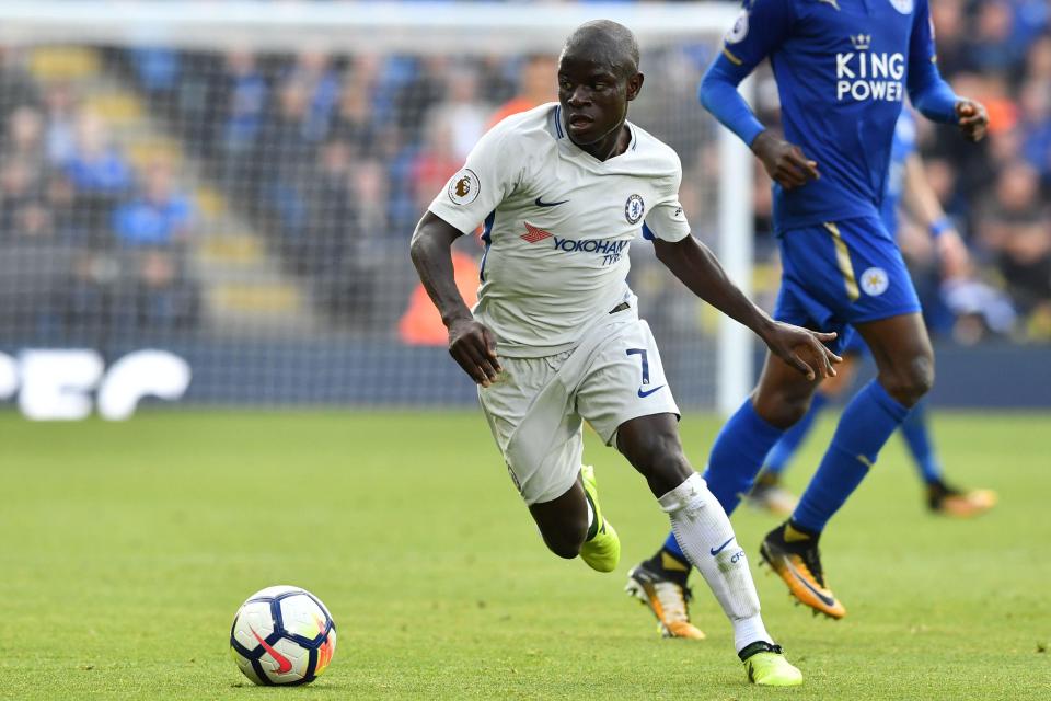  N'Golo Kante has been singled out for praise by boss Antonio Conte