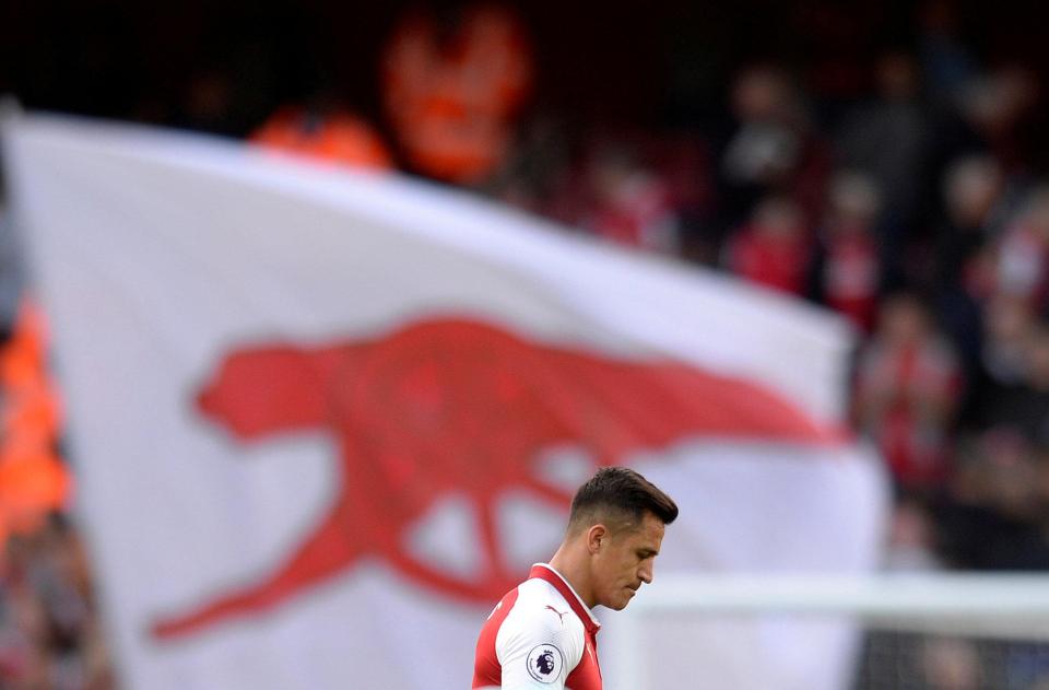  Alexis Sanchez was forced to stay as Arsenal failed to land replacement