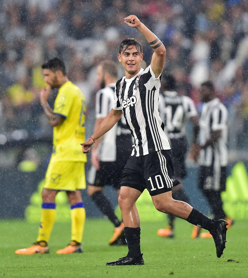  Juve hero Paulo Dybala celebrated his late solo goal