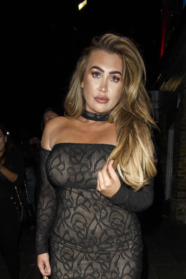  Lauren Goodger has been pictured on her first night out since confirming she is single again