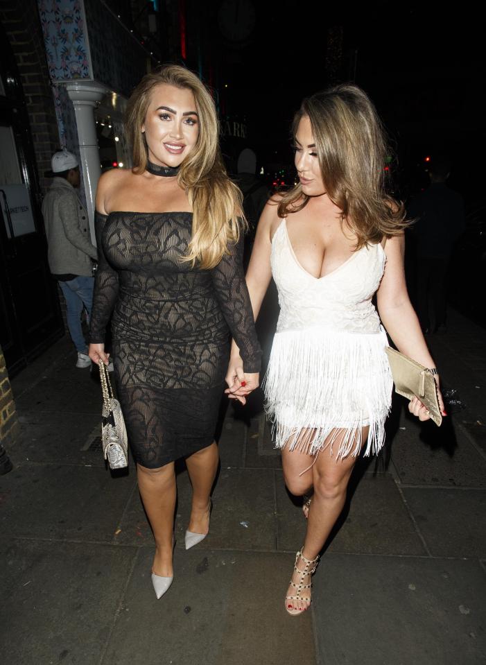  Lauren headed for a girls night out to celebrate Frankie Essex's birthday