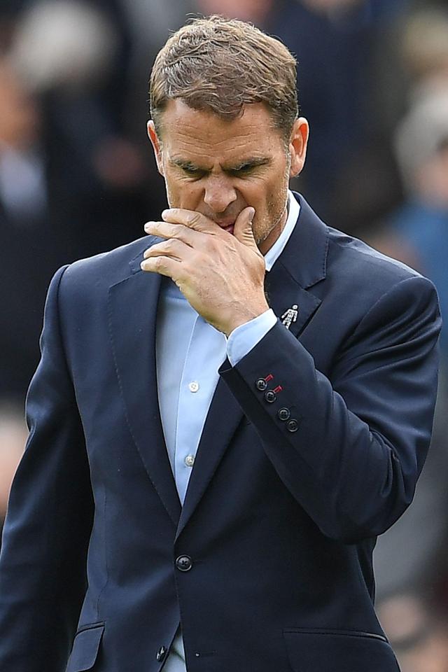  Frank De Boer was a disaster at Crystal Palace ans was sacked after 77 days