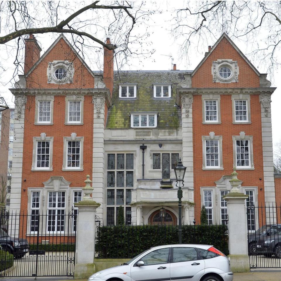  Tamara and Ray's West London mansion has 57 rooms - including a full-sized bowling alley