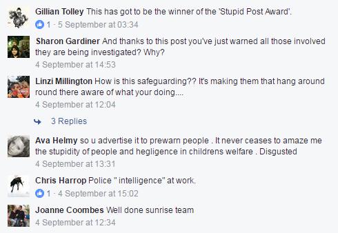  Another Facebook user said the Sunrise Team should win the Stupid Post Award