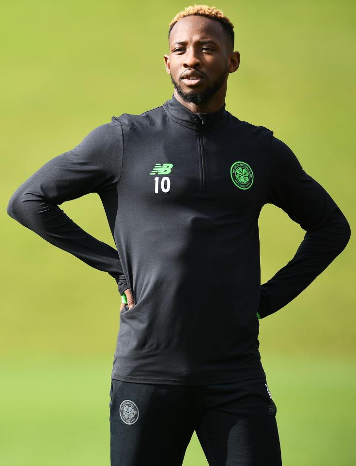  Celtic hitman Moussa Dembele is on the bench again