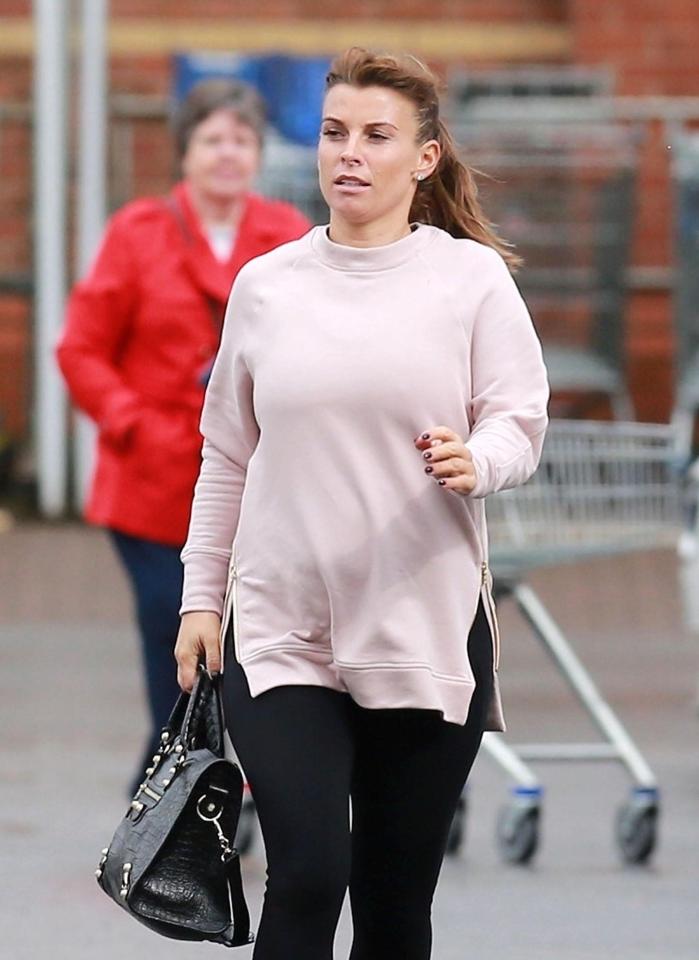  Coleen Rooney was seen running errands without her ring last week