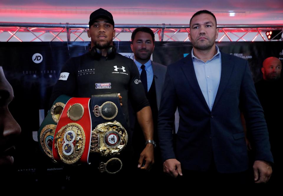  Joshua's next bout will be against Kubrat Pulev