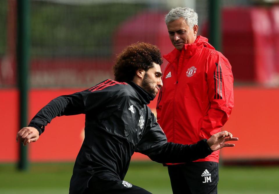  United boss Jose Mourinho is a big fan of Marouane Fellaini