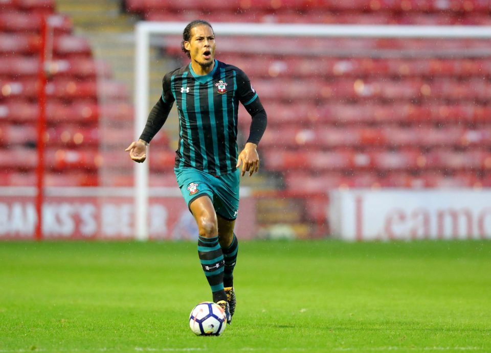  Virgil van Dijk played 90 minutes for Southampton's Under-23 side last week