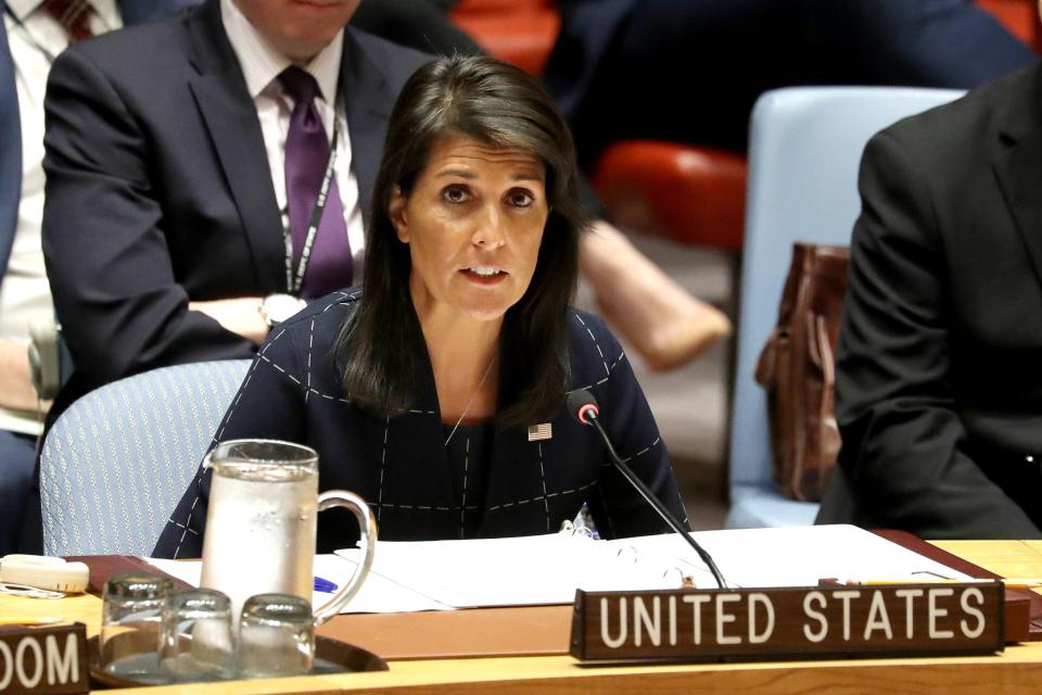  Nikki Haley, United States Ambassador to the United Nations, welcomed the new sanctions