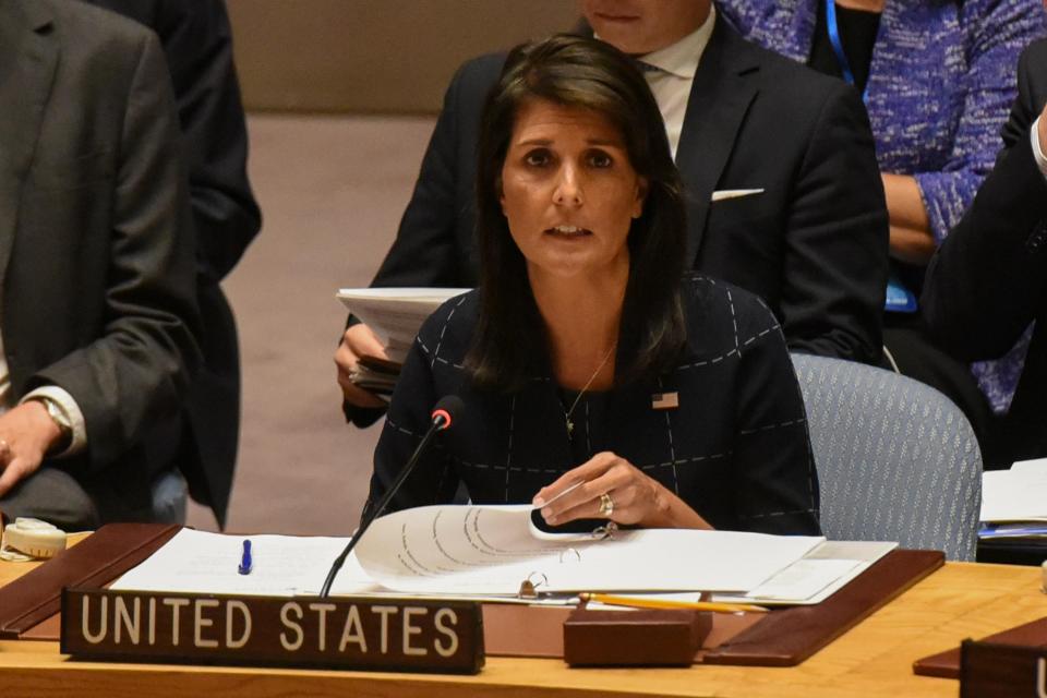  Haley has said that the 'reckless behaviour' of North Korea could led to its destruction