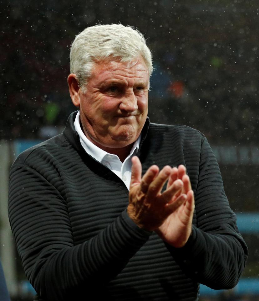  Steve Bruce is under huge pressure at Aston Villa after their goalless draw at home to Boro