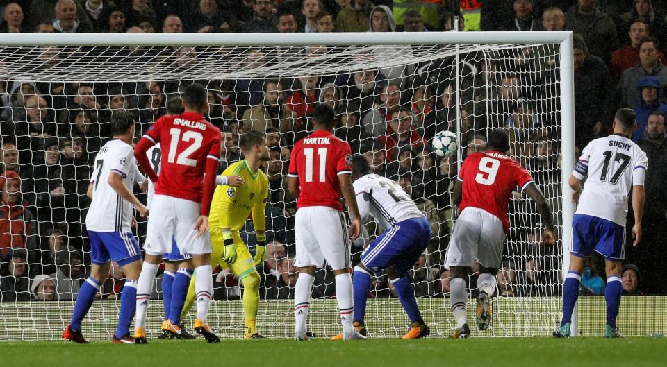  Romelu Lukaku reecntly found the back of the net against Basel in the Champions League