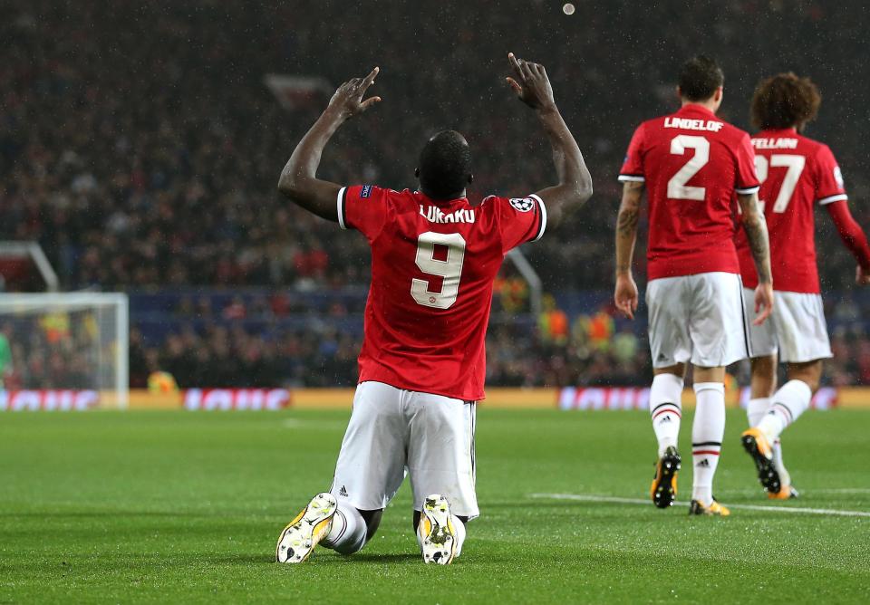  Romelu Lukaku bagged on his Champions League debut