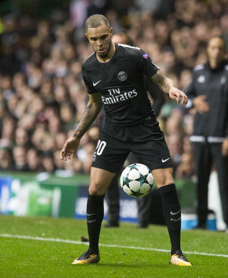  Paris Saint-Germain's Layvin Kurzawa is alleged to have criticised Didier Deschamps