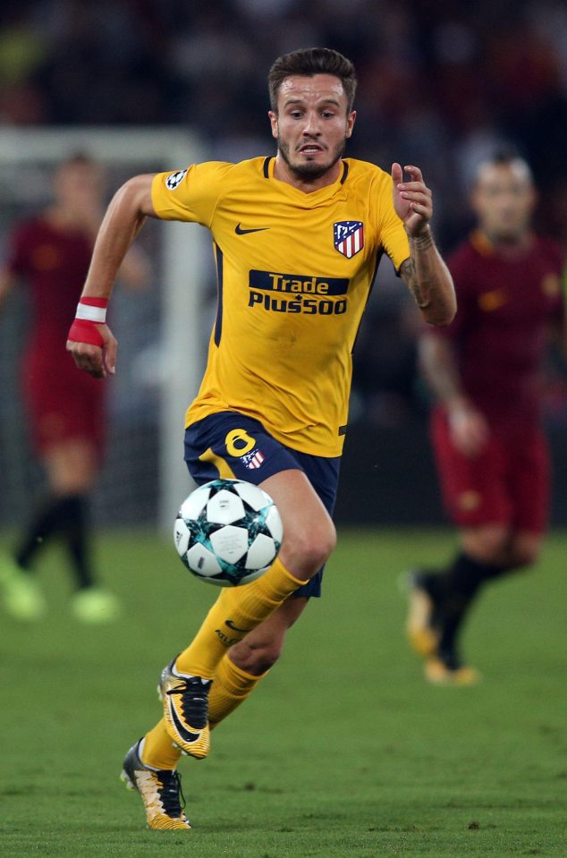  Atletico Madrid ace Saul Niguez could be the man to replace Michael Carrick at Old Trafford