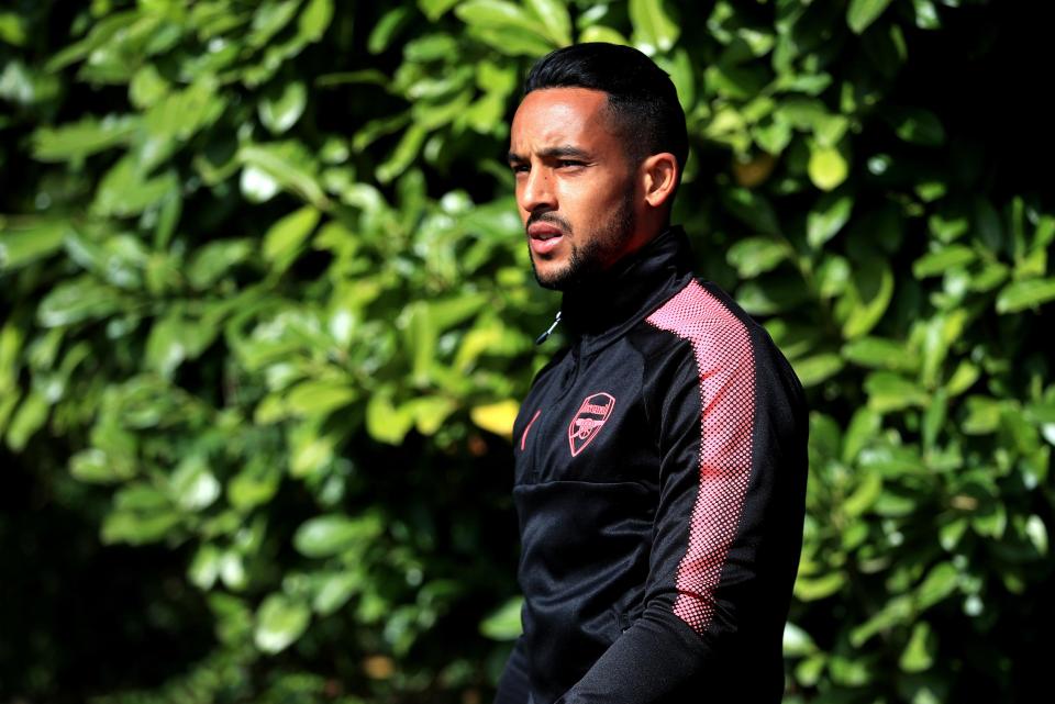  Theo Walcott is expected to start against the Bundesliga outfit