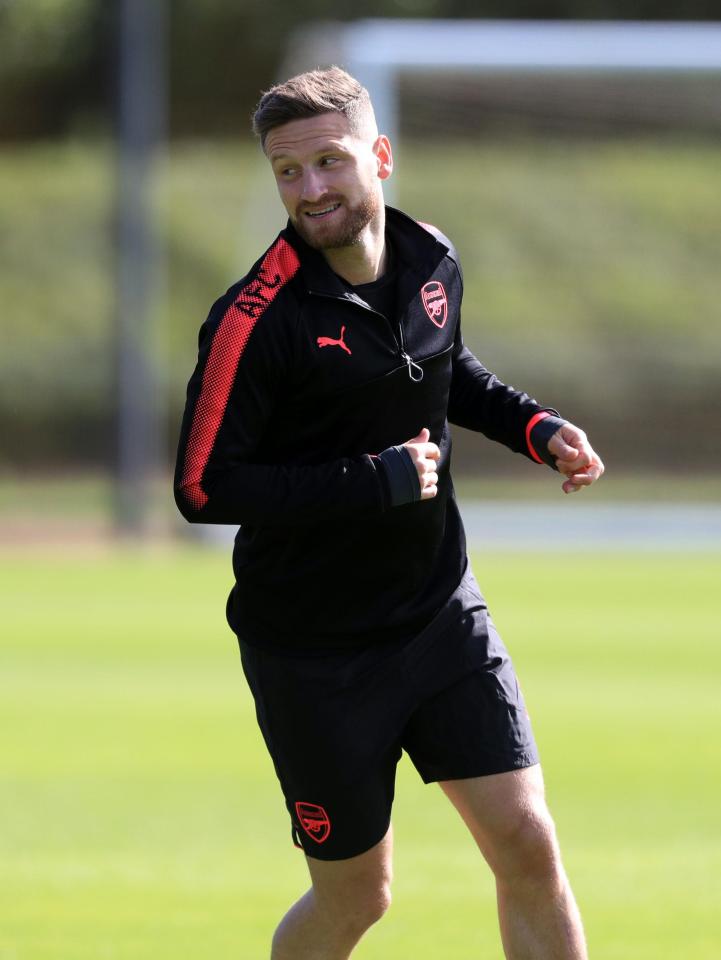  German defender Shkodran Mustafi will also expect to be involved from kick-off