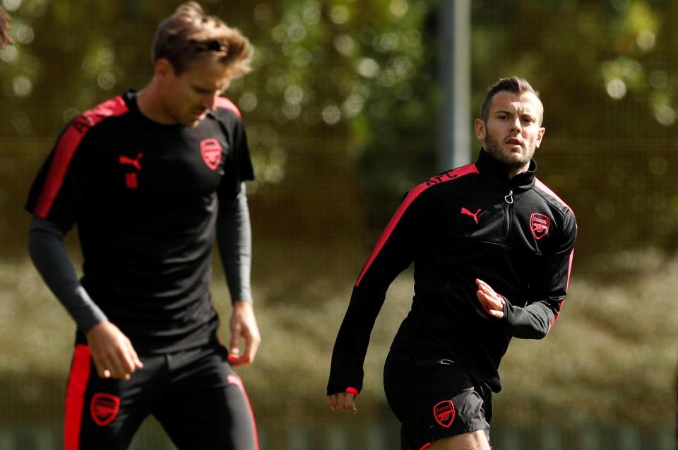  England midfielder Wilshere has not played for Arsenal in over a year