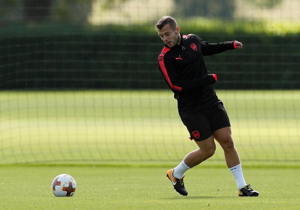  Crystal Palace will monitor Jack Wilshere's situation before making a swoop in January