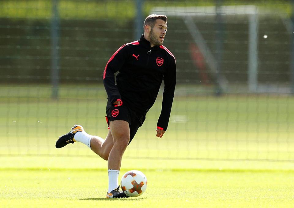  Jack Wilshere has been told to remain calm on his comeback path