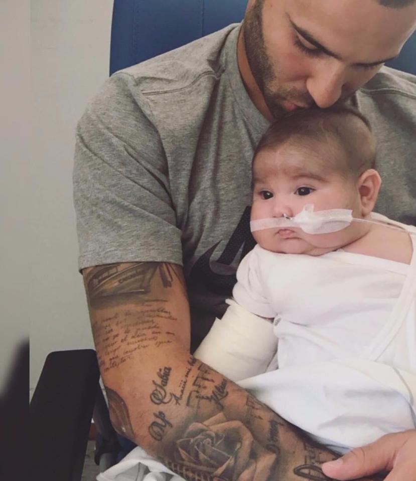  Stoke striker Jese Rodriguez posted an emotional tribute to infant son Nyan