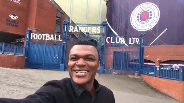  Desailly paid a quick trip down memory lane with a visit to Ibrox