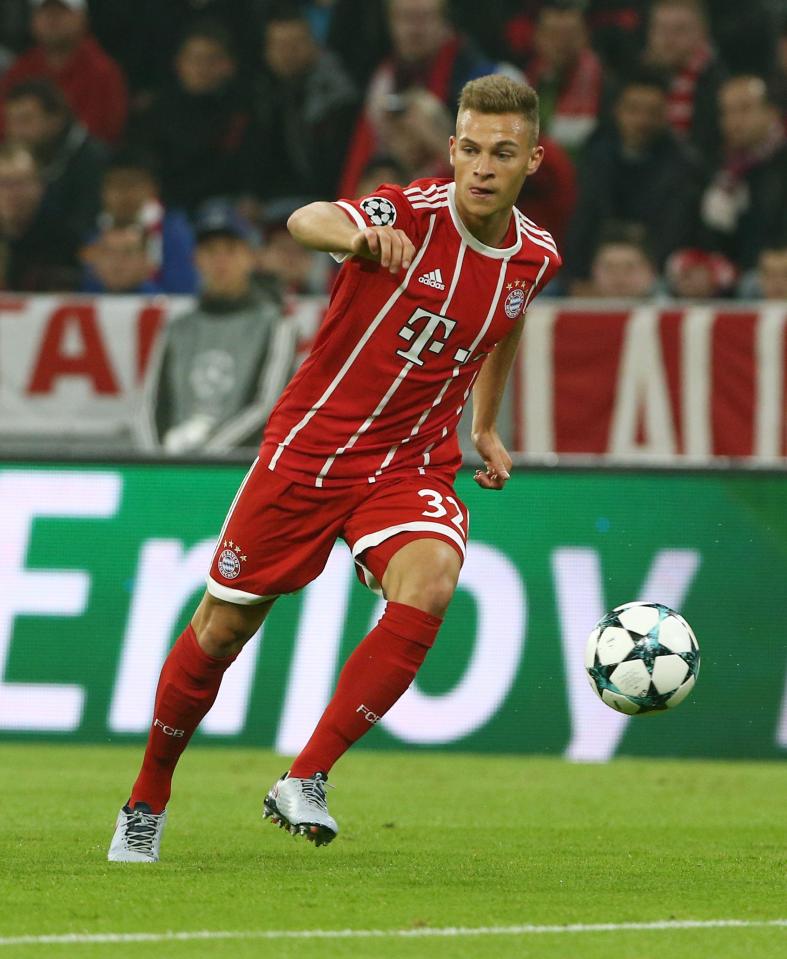  Joshua Kimmich will be the man tasked with marking Neymar