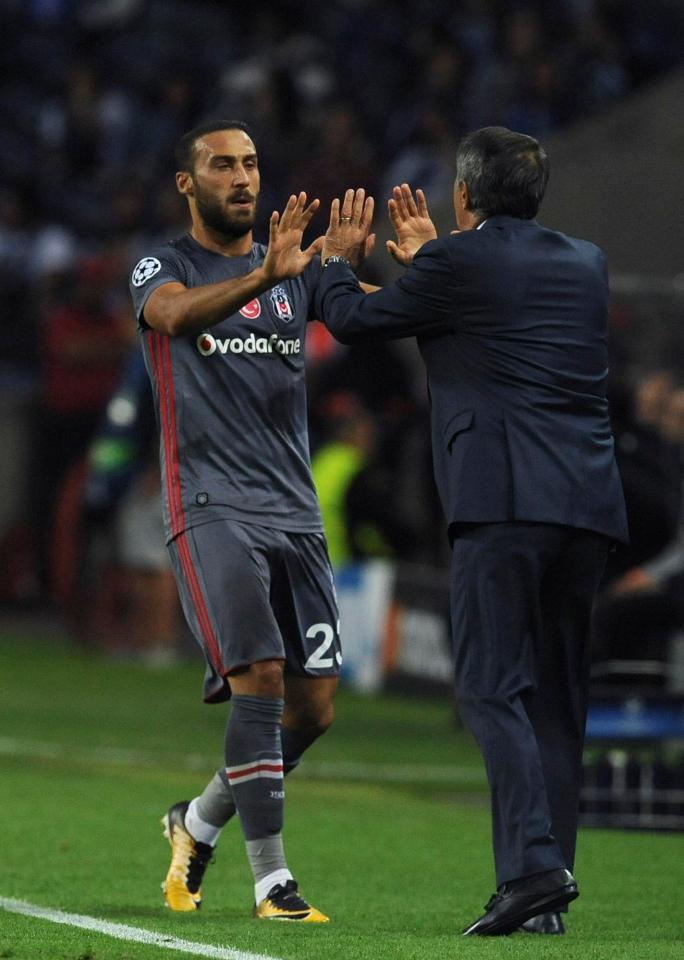  Cenk Tosun scored 27 goals to helped Besiktas win the Turkish title last season