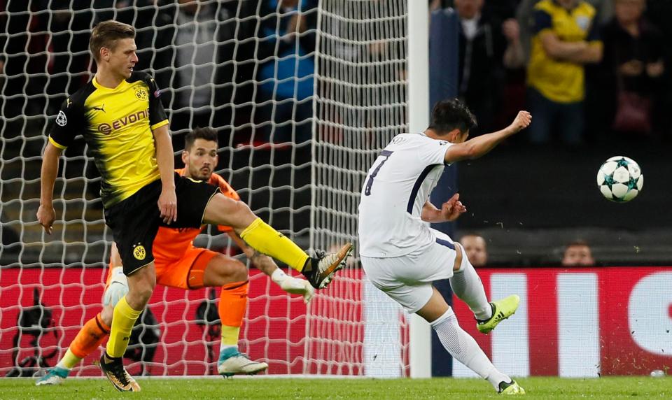  Heung-min Son grabbed Spurs' first goal