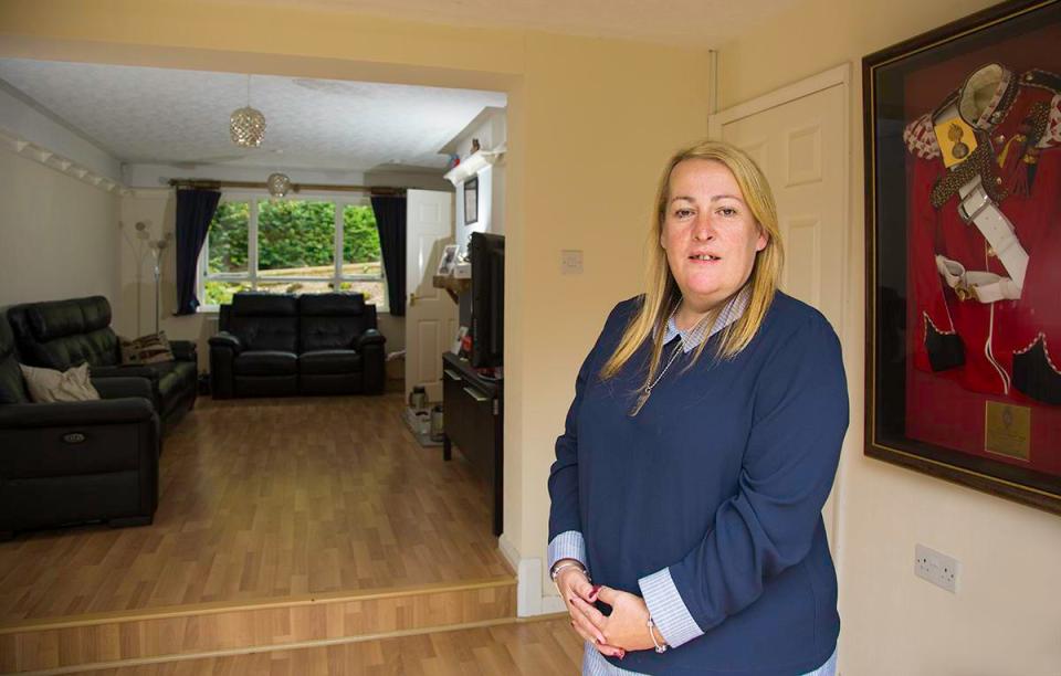  Lyn has used the Lee Rigby Foundation to build a four-bedroom house and lodge as bolt-holes for grieving military families