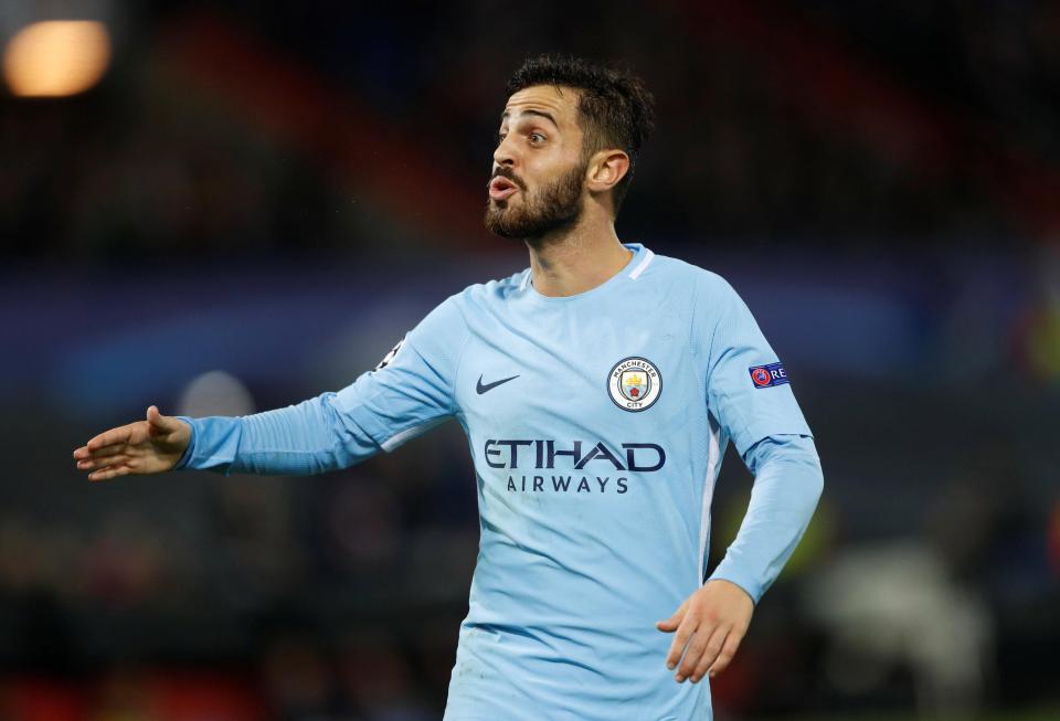  Bernaro Silva is one of Pep Guardiola's potent attacking options