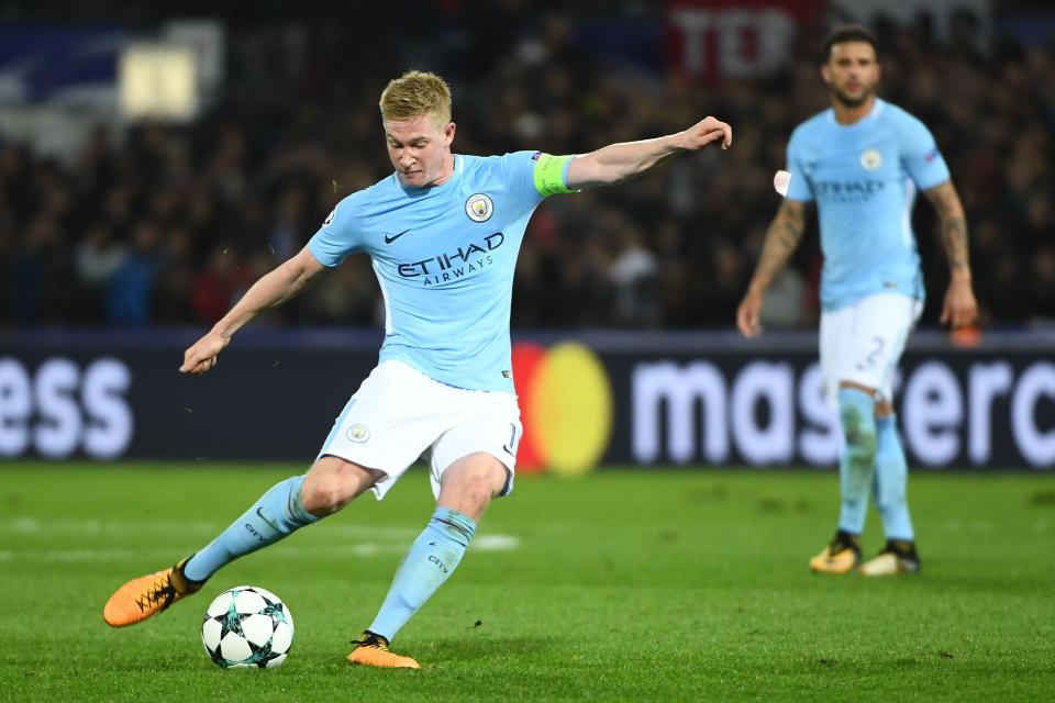  Kevin De Bruyne has been integral in Manchester City's impressive week