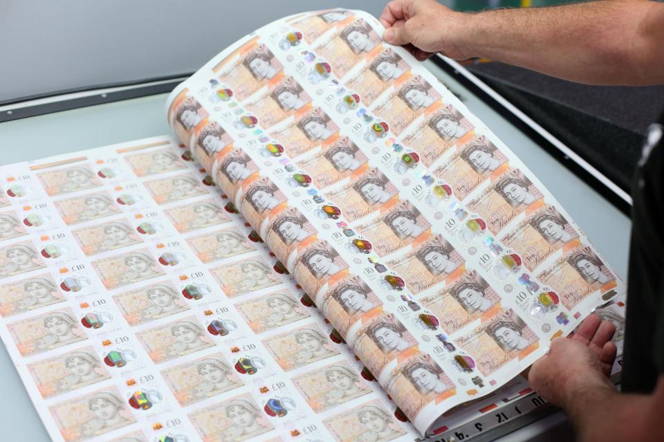  Over 10 billion notes have been printed ahead of today's launch