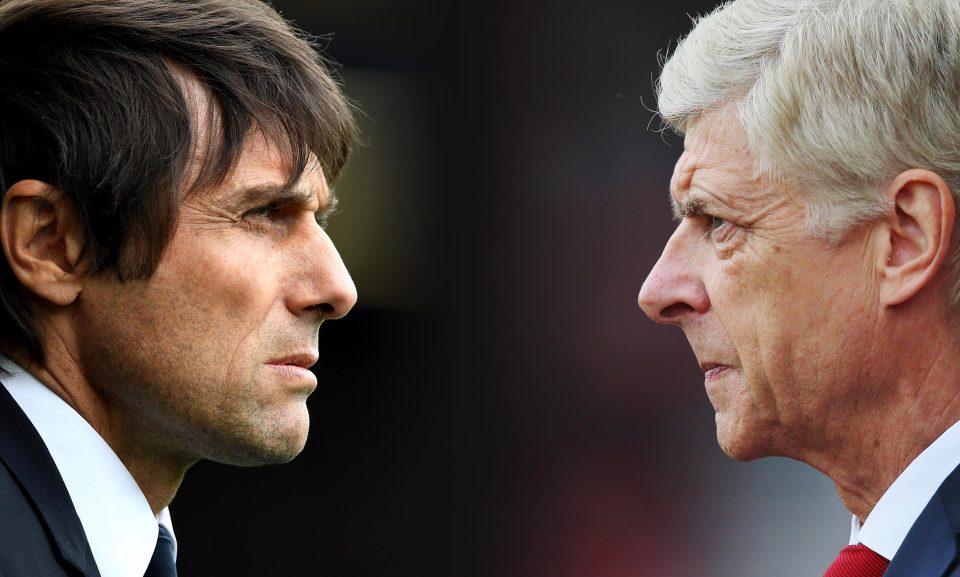  Conte's side will welcome Wenger's men to Stamford Bridge