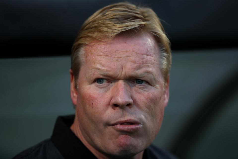  Fans have called for the sacking of boss Ronald Koeman following a humiliating 45 minutes