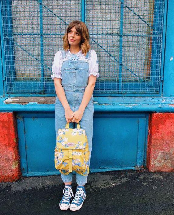  There are lots of bags in the collection and prices rise to £58 for the backpack, which blogger Sophia Rosemary showed off on her Instagram