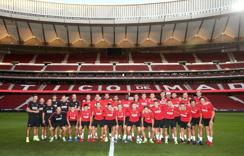  Atletico players have finally trained at the new Wanda Metropolitano stadium