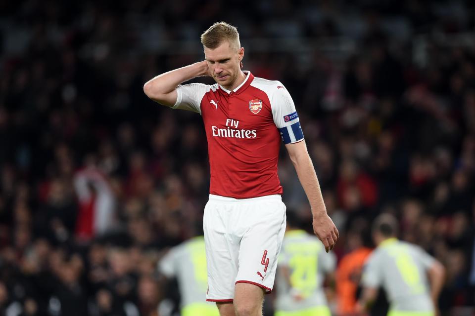  Per Mertesacker says he was warned to keep his family away from the Emirates Stadium