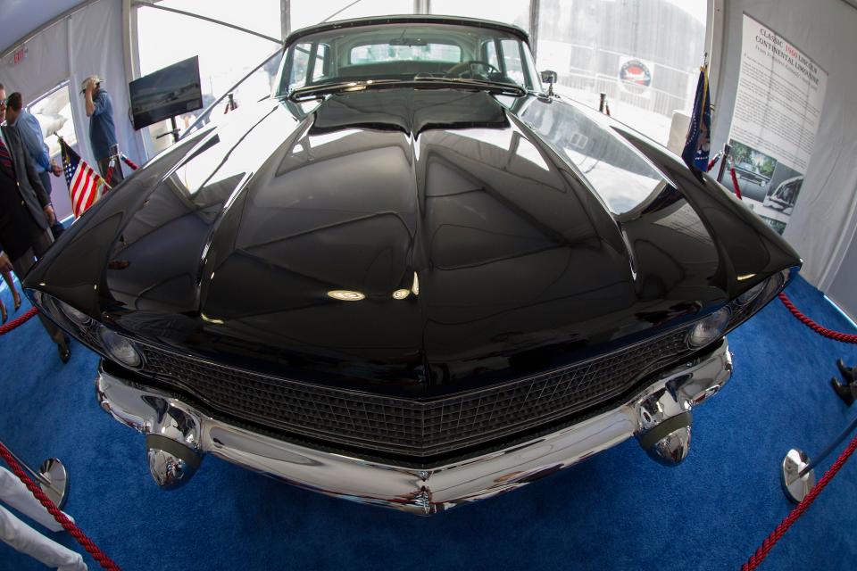  President John F. Kennedy's limousine from the 1960s on display