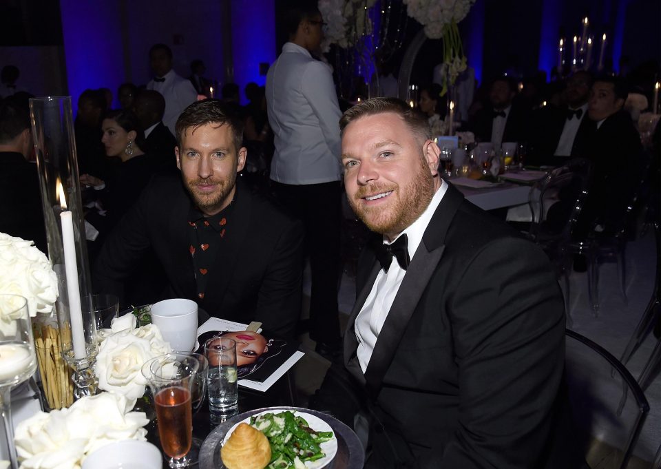  Calvin Harris also attended the star-studded fundraiser