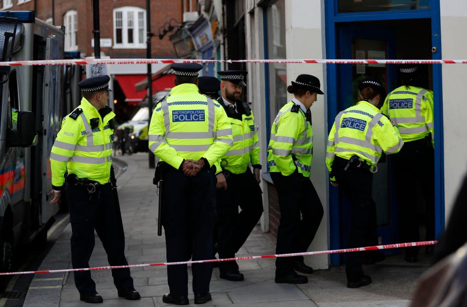  Cops were scrambled to the west London area to deal with the fallout of the attack