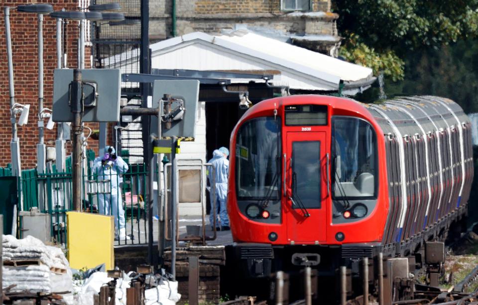  Terror group ISIS claimed responsibility for the carnage caused by the bucket bomb at Parsons Green station