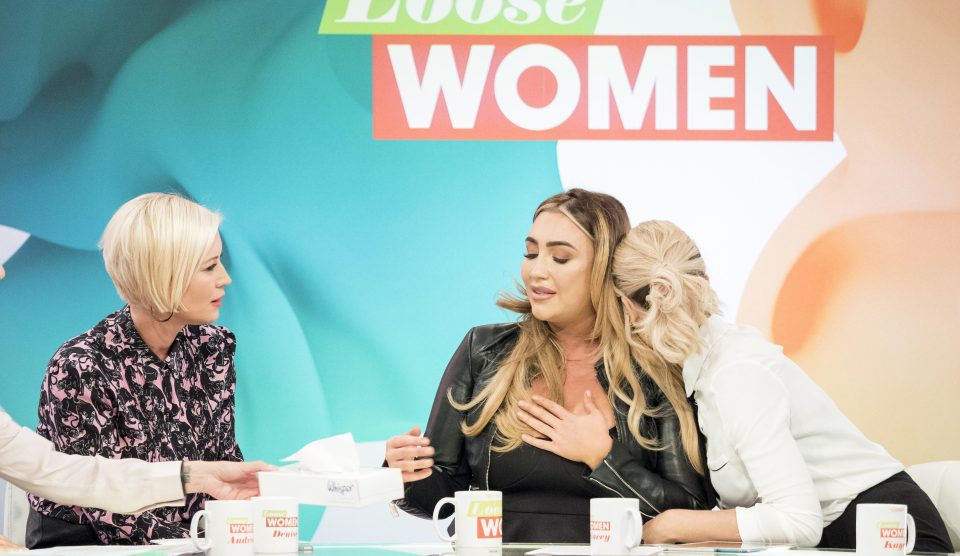  Denise Van Outen gave Lauren some kind words of advice