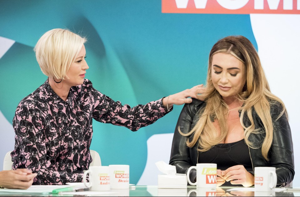  Lauren burst into tears when she spoke on Loose Women about her romance with Joey